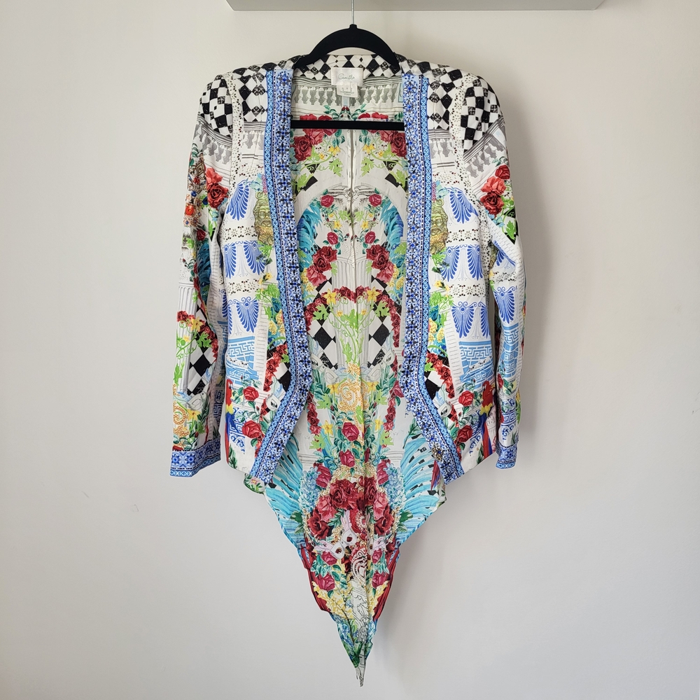 Camilla Black and White Patterned Jacket